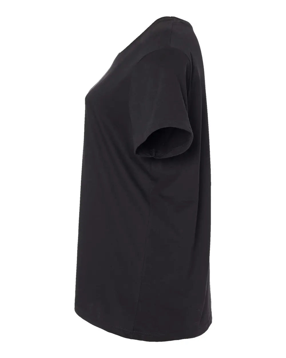 Lat 3816 Curvy Collection Women’s Fine Jersey Tee - Blended Black