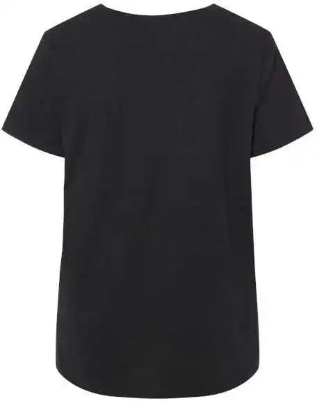 Lat 3816 Curvy Collection Women’s Fine Jersey Tee - Blended Black