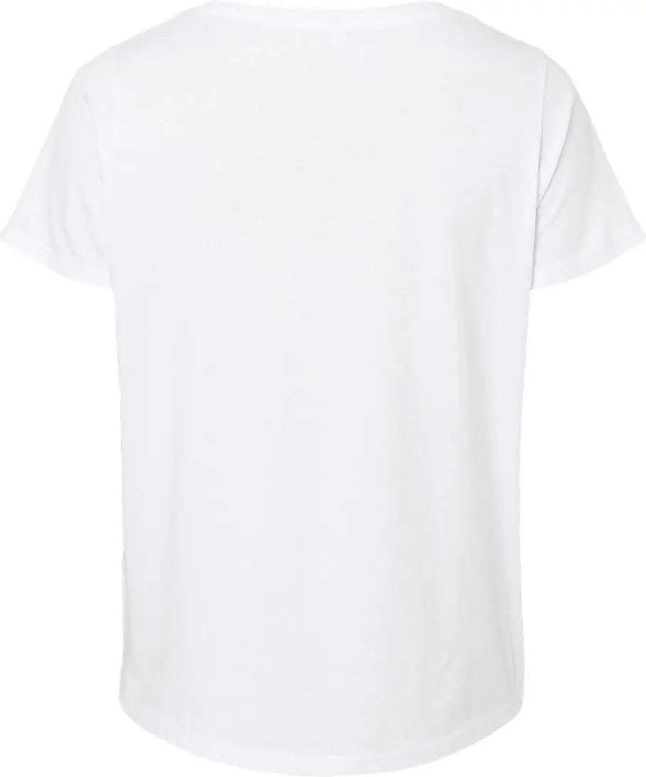 Lat 3816 Curvy Collection Women’s Fine Jersey Tee - Blended White - 1 - 14/16