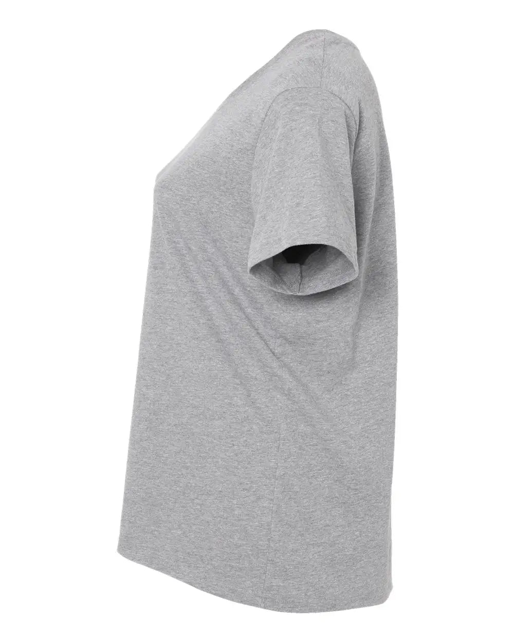 Lat 3816 Curvy Collection Women’s Fine Jersey Tee - Heather
