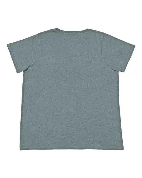 Lat 3816 Curvy Collection Women’s Fine Jersey Tee - Ice Blackout