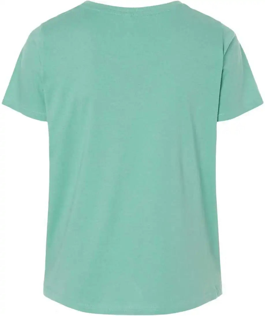 Lat 3816 Curvy Collection Women’s Fine Jersey Tee Saltwater