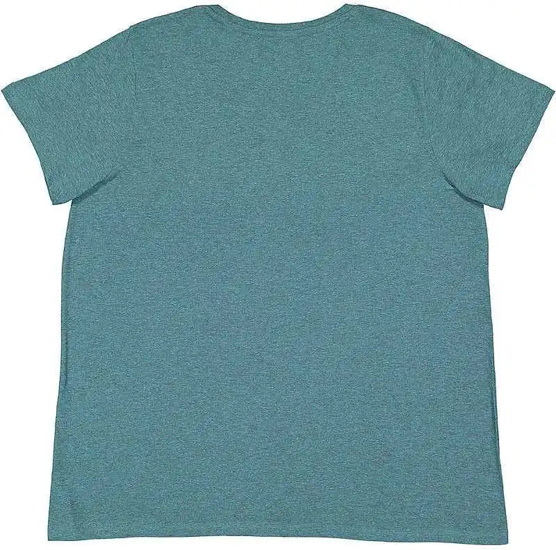 Lat 3816 Curvy Collection Women’s Fine Jersey Tee Surf Blackout