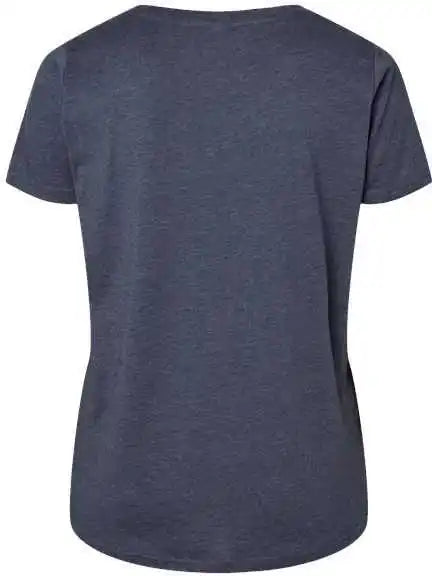 Lat 3816 Curvy Collection Women’s Fine Jersey Tee - Vintage Denim