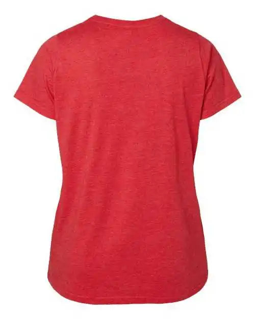 Lat 3816 Curvy Collection Women’s Fine Jersey Tee - Vintage Red