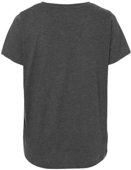 Lat 3816 Curvy Collection Women’s Fine Jersey Tee - Vintage Smoke