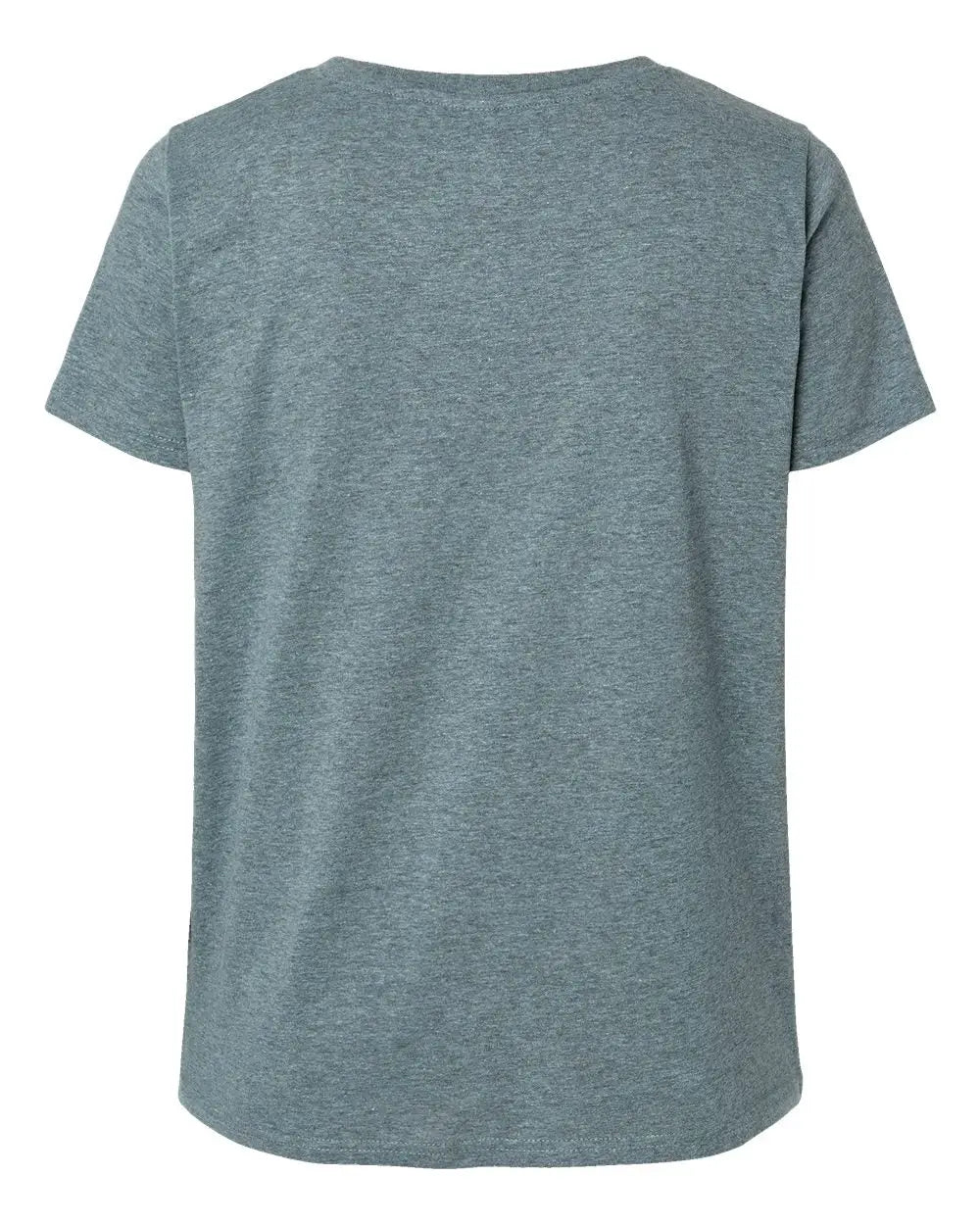 Lat 3817 Curvy Collection Women’s Fine Jersey V-neck Tee - Ice Blackout
