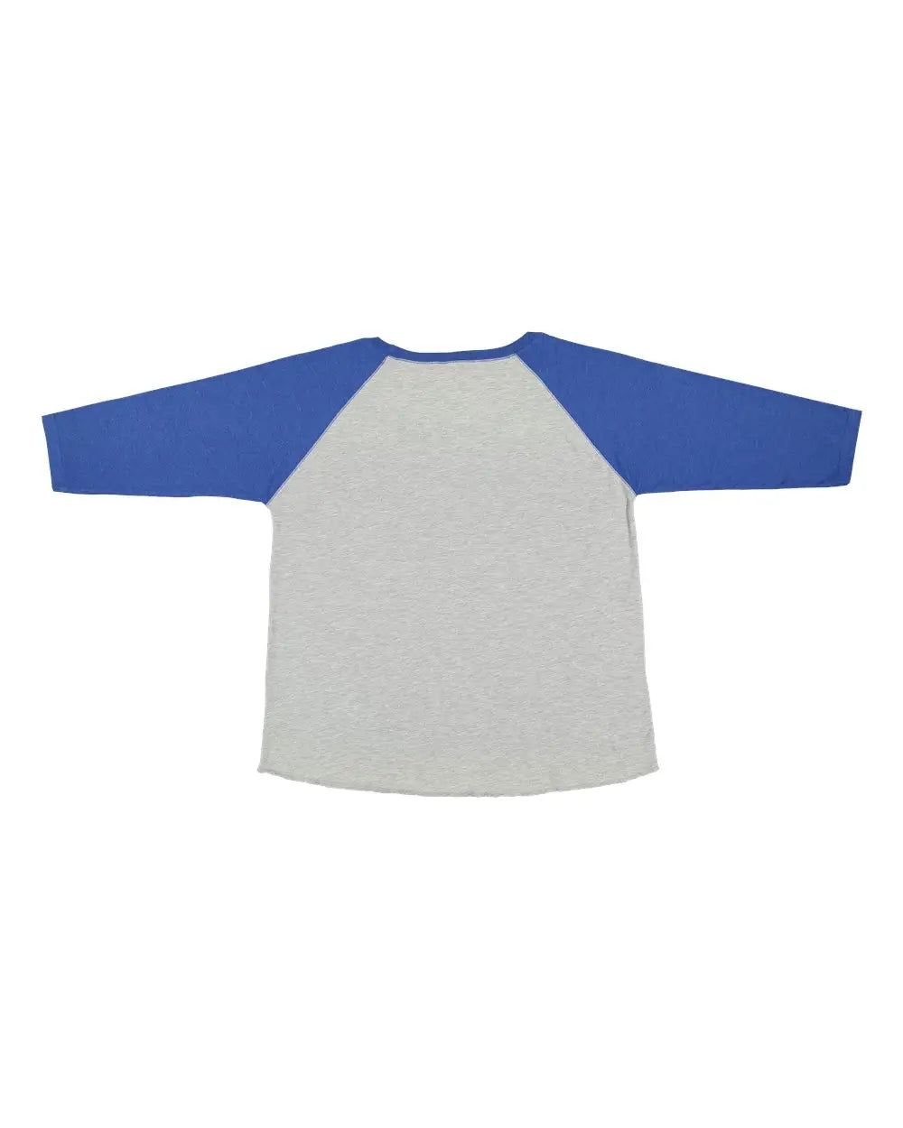 Lat 3830 Curvy Collection Women’s Baseball Three-quarter Sleeve Tee - Vintage Heather Royal