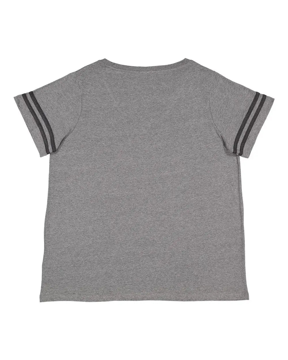 Lat 3837 Curvy Collection Women’s Vintage Football T-shirt - Granite Heather Smoke - Dark Gray / 1 - 14/16