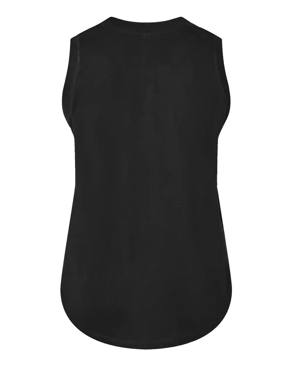 Lat 3892 Women’s Curvy Relaxed Fine Jersey Tank - Black - 1 - 14/16