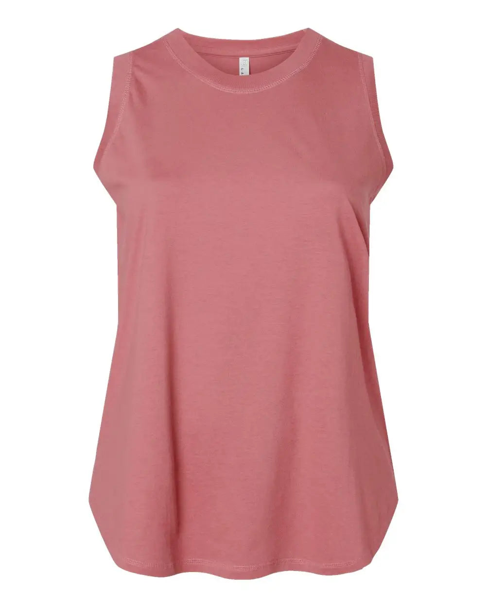 Lat 3892 Women’s Curvy Relaxed Fine Jersey Tank - Mauvelous - Cardinal / 1 - 14/16
