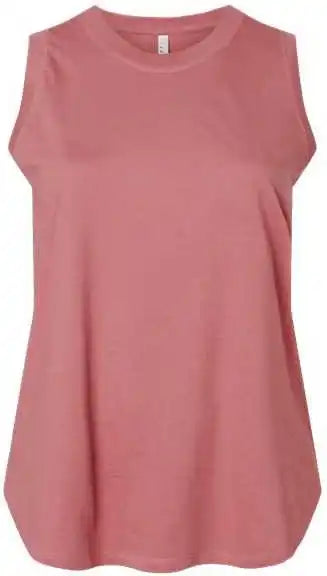 Lat 3892 Women’s Curvy Relaxed Fine Jersey Tank - Mauvelous