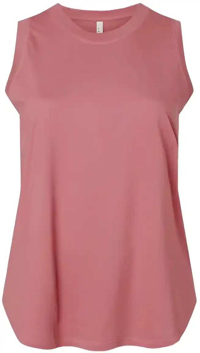 Lat 3892 Women’s Curvy Relaxed Fine Jersey Tank Mauvelous