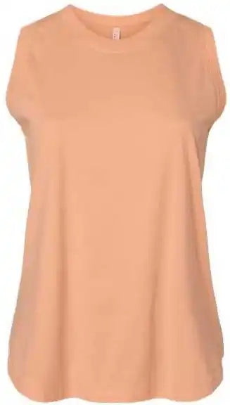 Lat 3892 Women’s Curvy Relaxed Fine Jersey Tank - Peachy