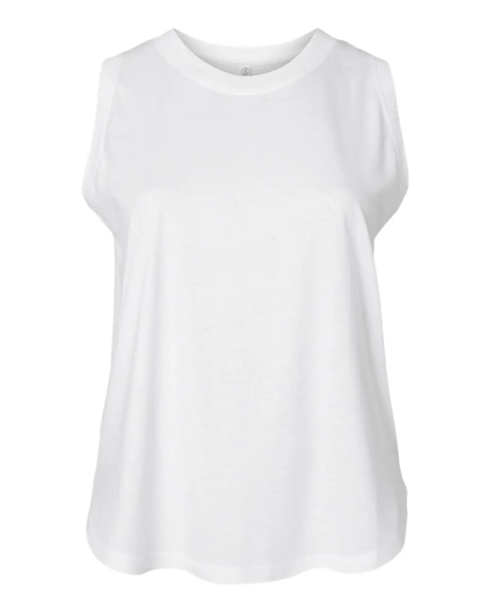 Lat 3892 Women’s Curvy Relaxed Fine Jersey Tank - White - 1 - 14/16