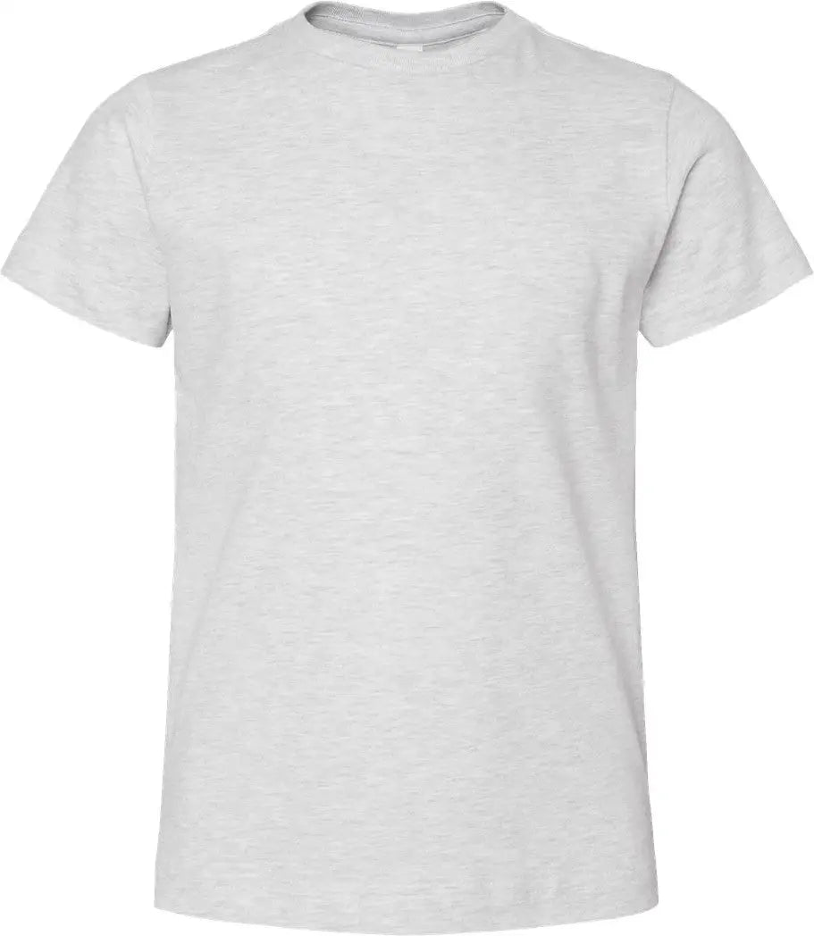 Lat 6101 Youth Fine Jersey Tee - Ash - Gray / Xs