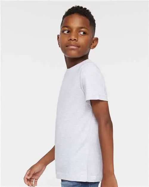 Lat 6101 Youth Fine Jersey Tee - Ash
