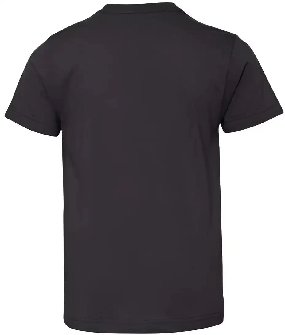 Lat 6101 Youth Fine Jersey Tee Black