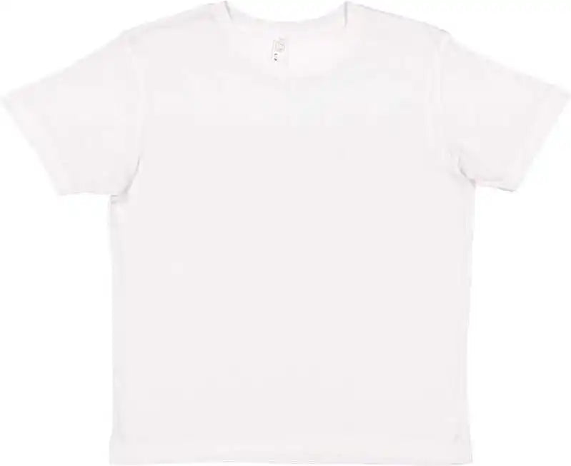 Lat 6101 Youth Fine Jersey Tee Blended White
