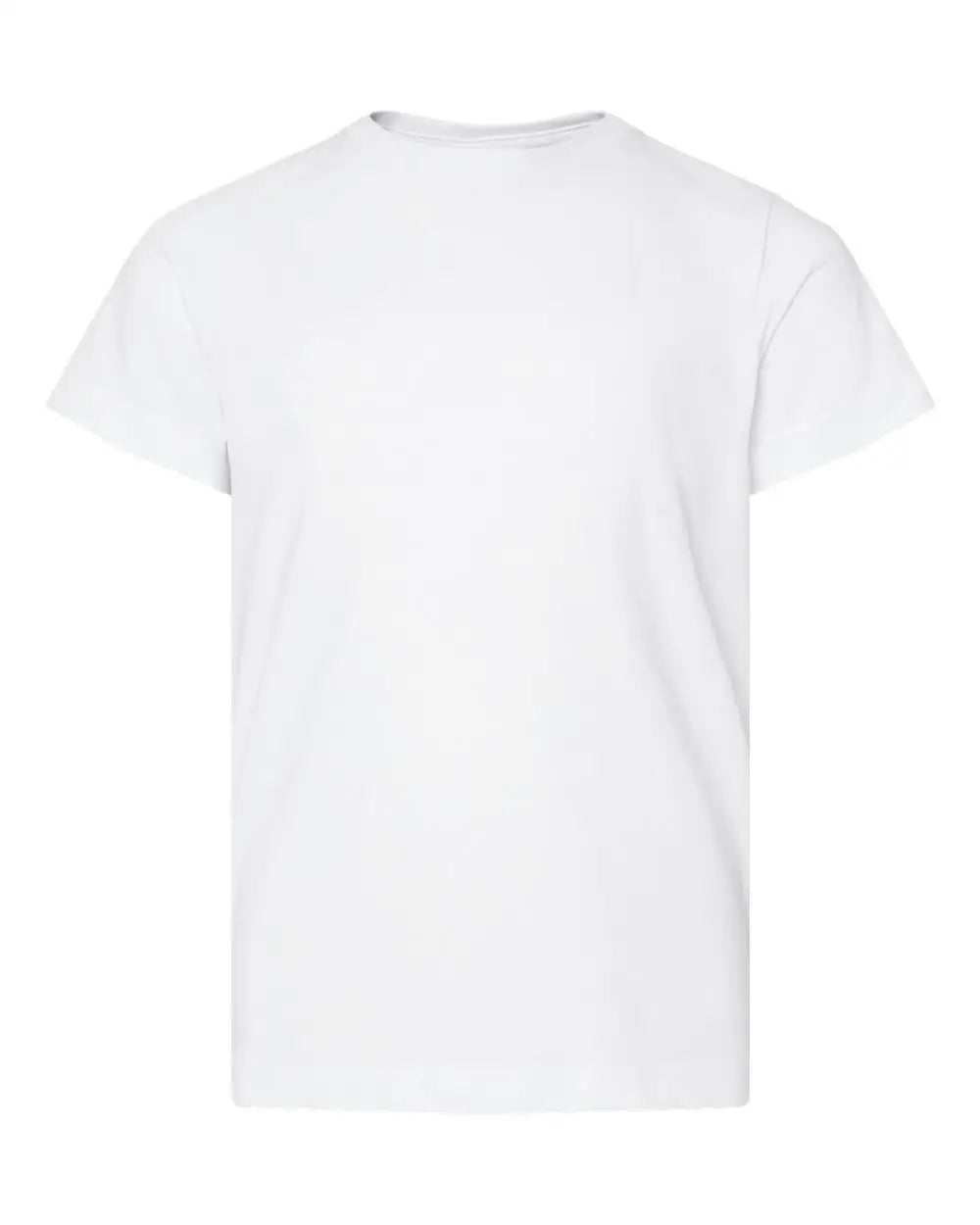 Lat 6101 Youth Fine Jersey Tee - Blended White - Xs