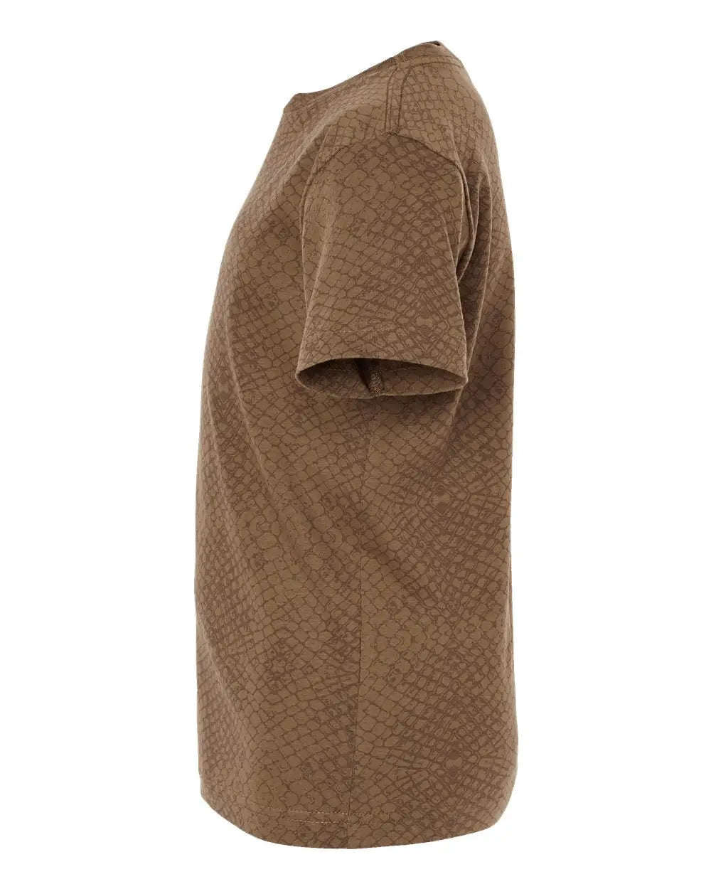 Lat 6101 Youth Fine Jersey Tee - Brown Reptile