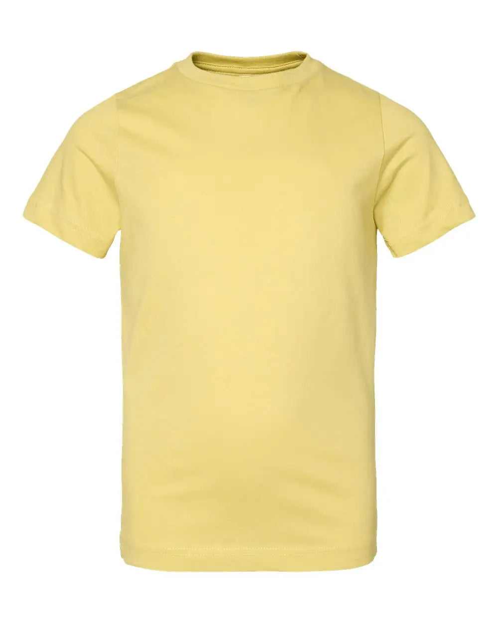 Lat 6101 Youth Fine Jersey Tee - Butter - Yellow / Xs