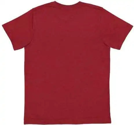 Lat 6101 Youth Fine Jersey Tee Cardinal Blackout