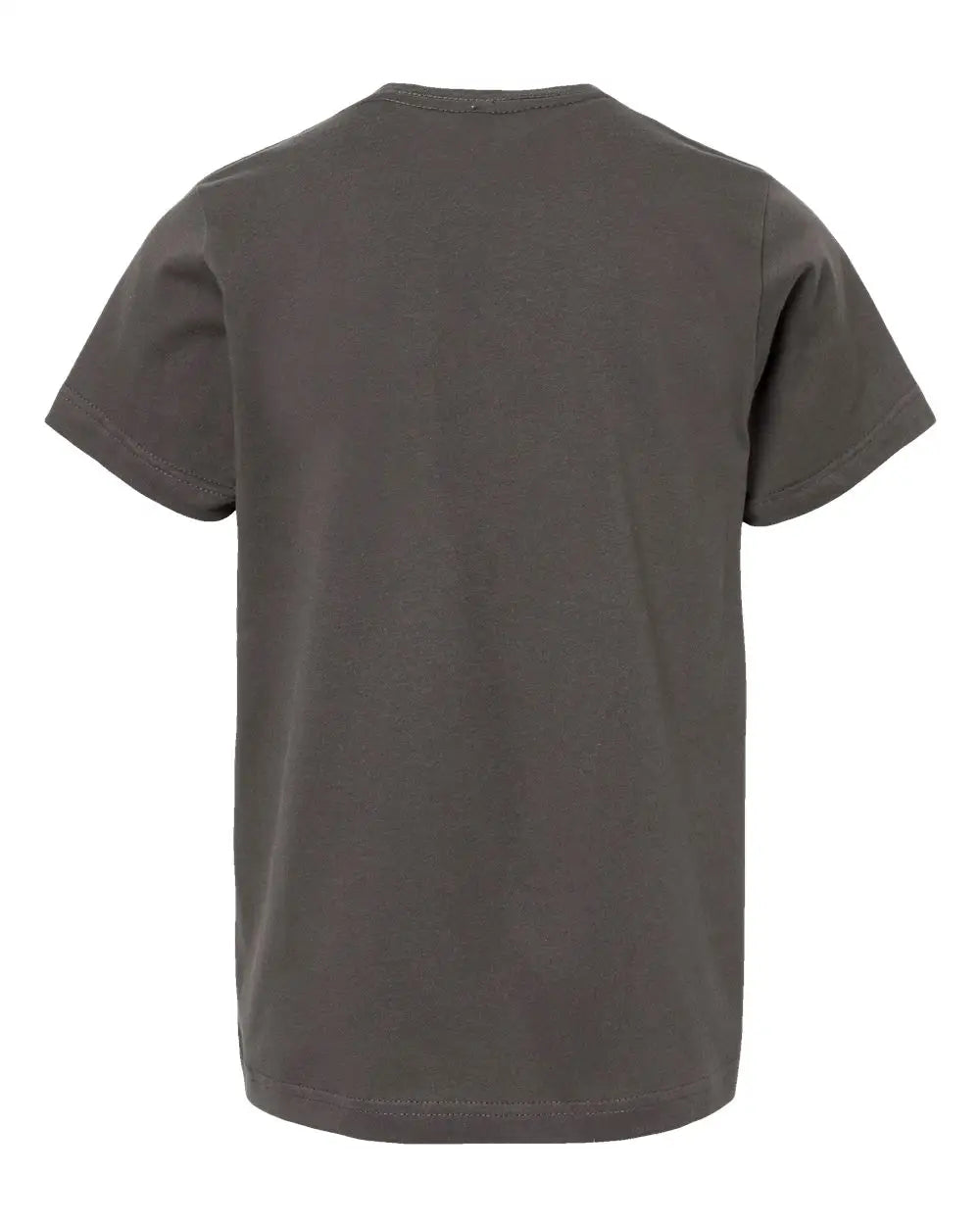 Lat 6101 Youth Fine Jersey Tee - Charcoal