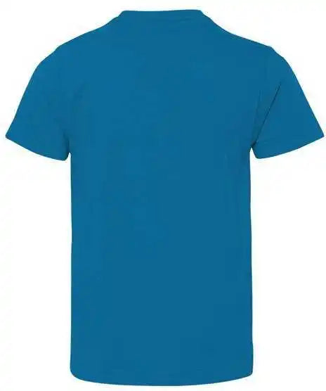 Lat 6101 Youth Fine Jersey Tee Cobalt