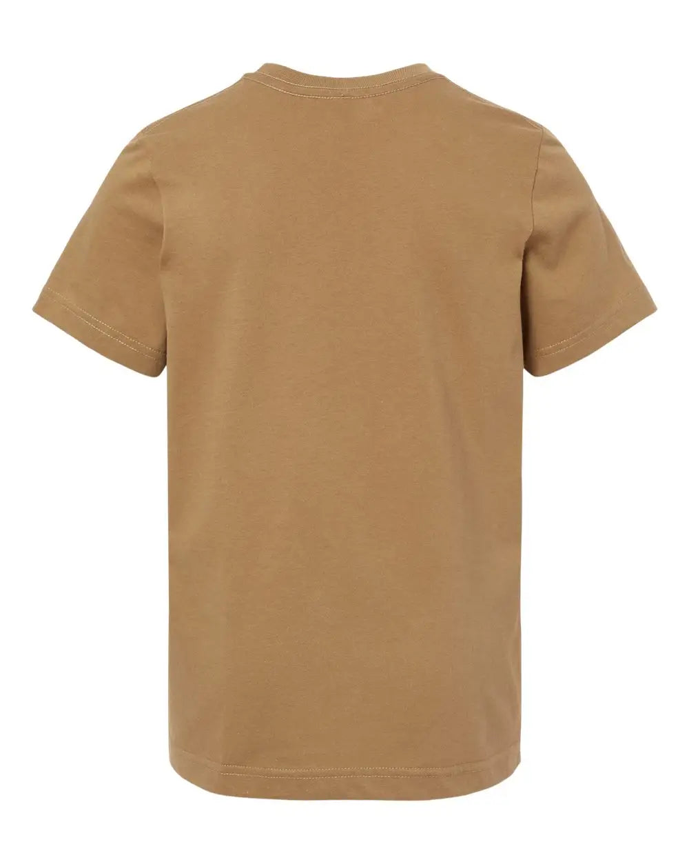 Lat 6101 Youth Fine Jersey Tee - Coyote Brown - Xs