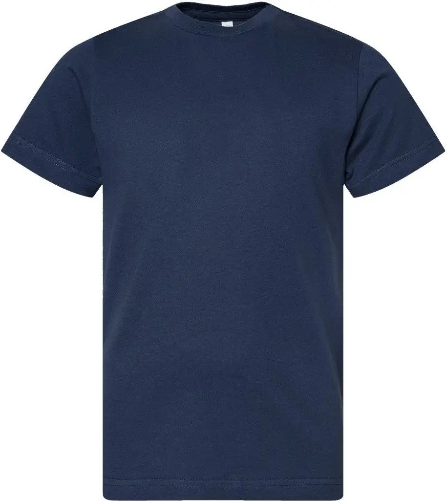 Lat 6101 Youth Fine Jersey Tee - Denim - Navy / Xs