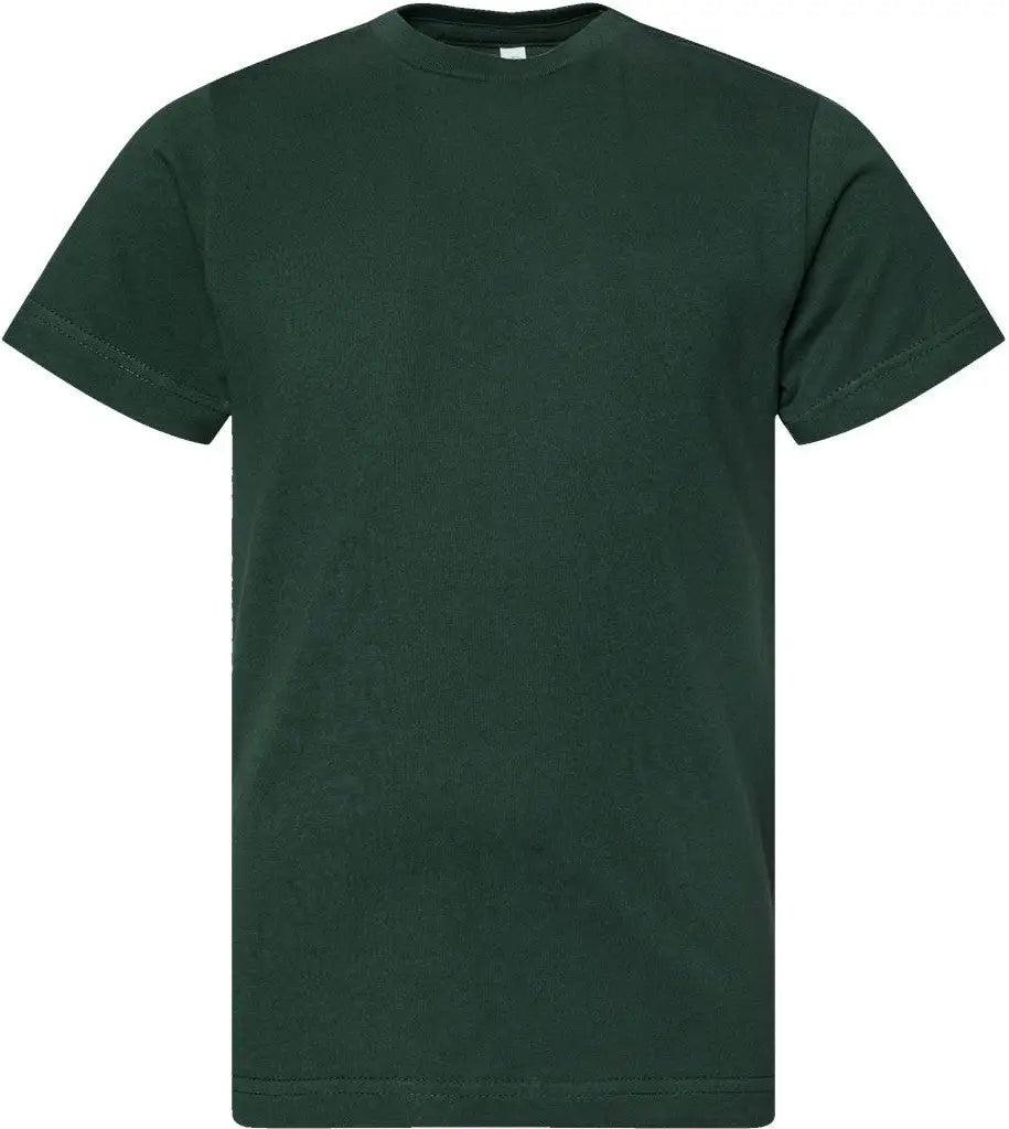 Lat 6101 Youth Fine Jersey Tee - Forest - Xs