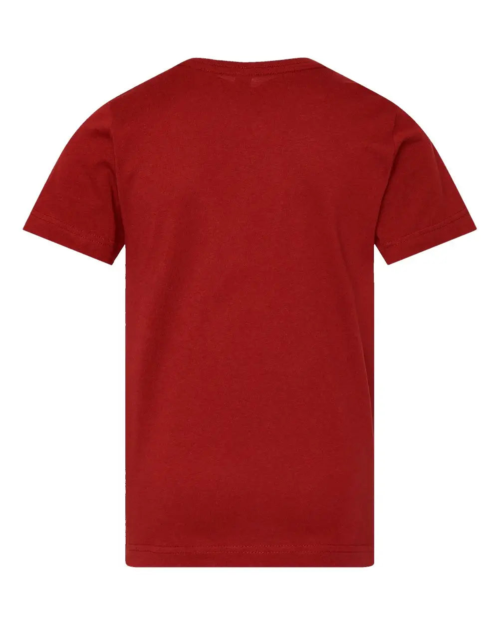 Lat 6101 Youth Fine Jersey Tee - Garnet