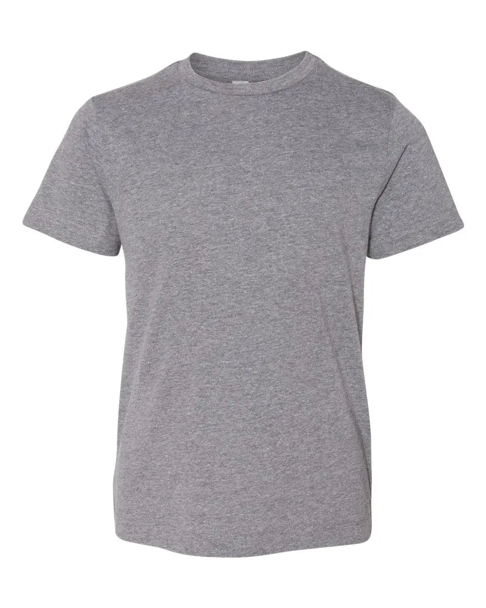 Lat 6101 Youth Fine Jersey Tee - Granite Heather - Dark Gray / Xs