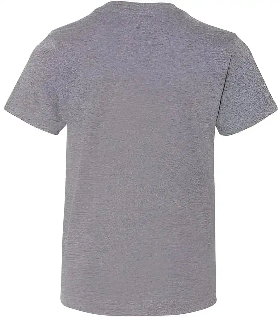 Lat 6101 Youth Fine Jersey Tee Granite Heather