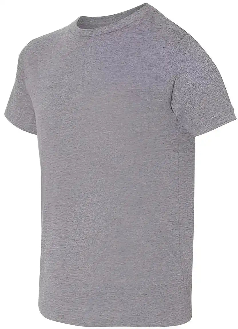 Lat 6101 Youth Fine Jersey Tee Granite Heather