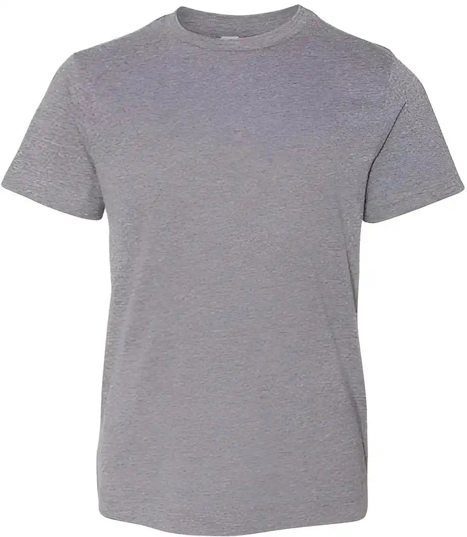 Lat 6101 Youth Fine Jersey Tee Granite Heather