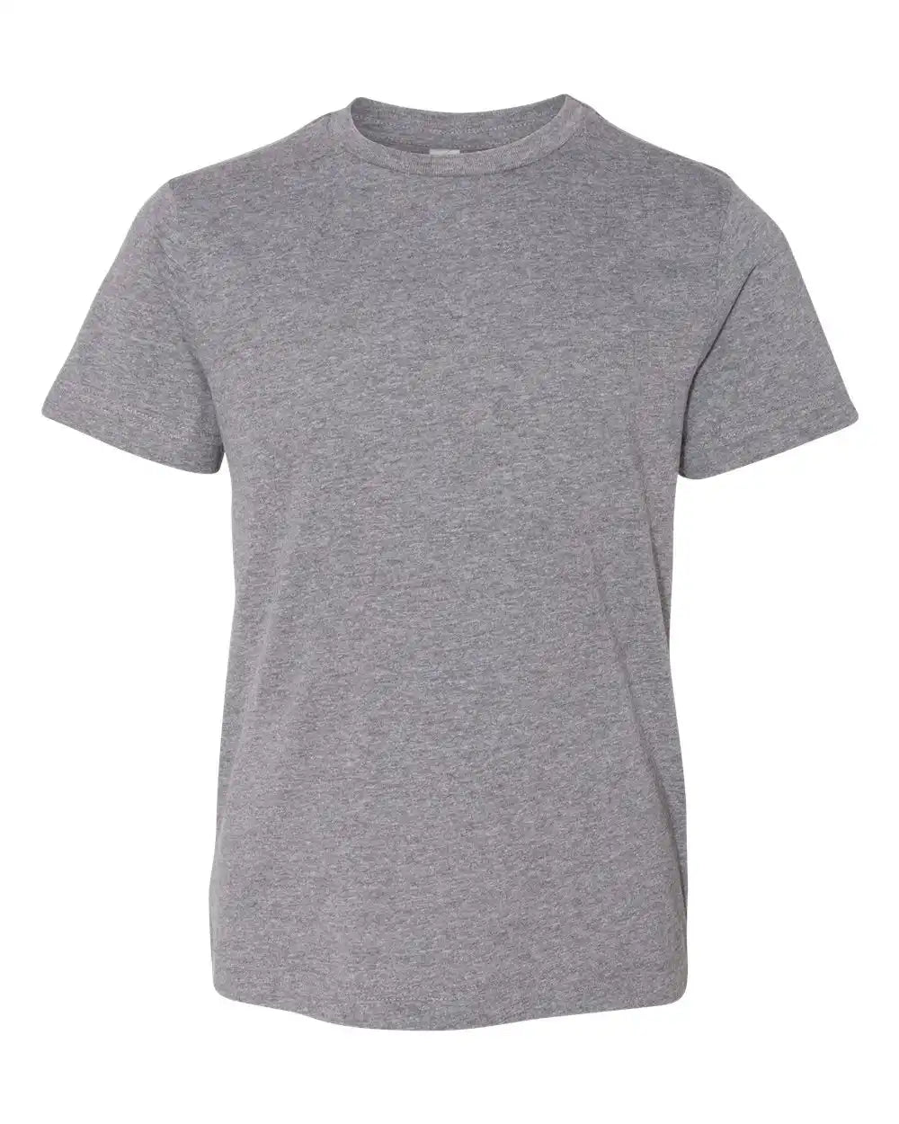 Lat 6101 Youth Fine Jersey Tee - Granite Heather - Xs