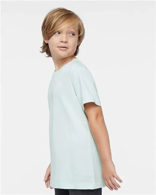 Lat 6101 Youth Fine Jersey Tee - Honeydew