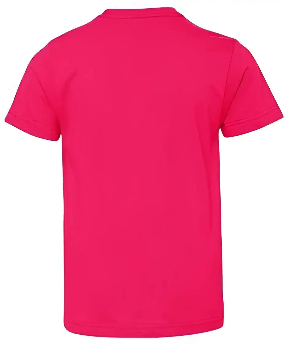 Lat 6101 Youth Fine Jersey Tee Hot Pink