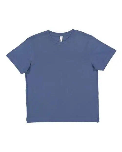 Lat 6101 Youth Fine Jersey Tee - Indigo
