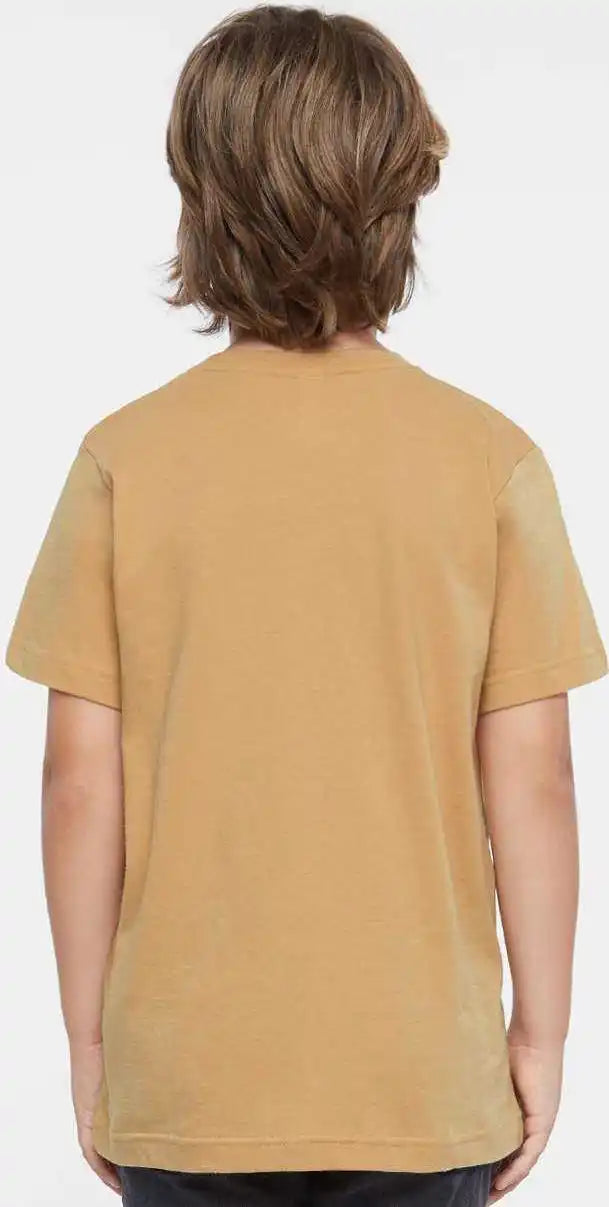 Lat 6101 Youth Fine Jersey Tee Latte
