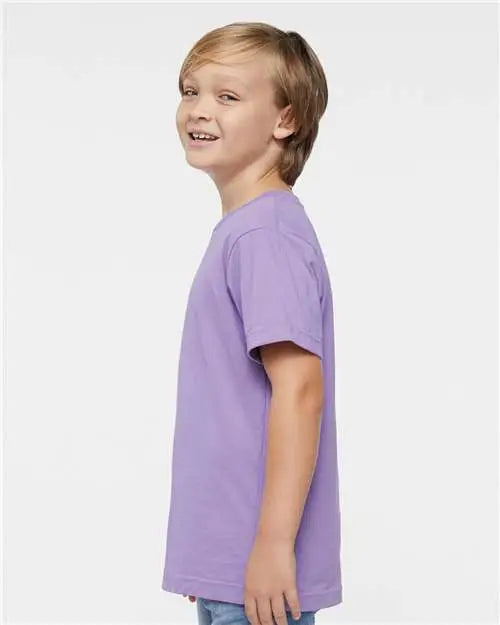 Lat 6101 Youth Fine Jersey Tee - Lavender