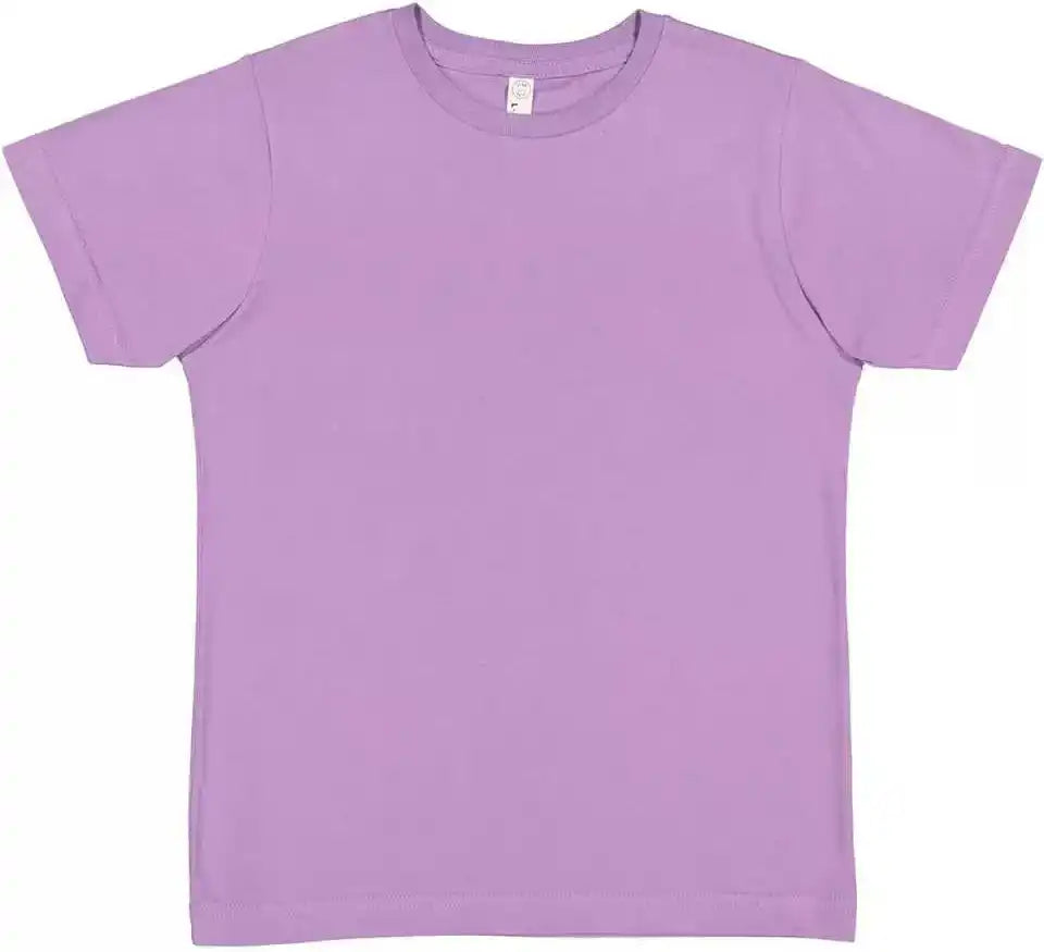 Lat 6101 Youth Fine Jersey Tee Lavender