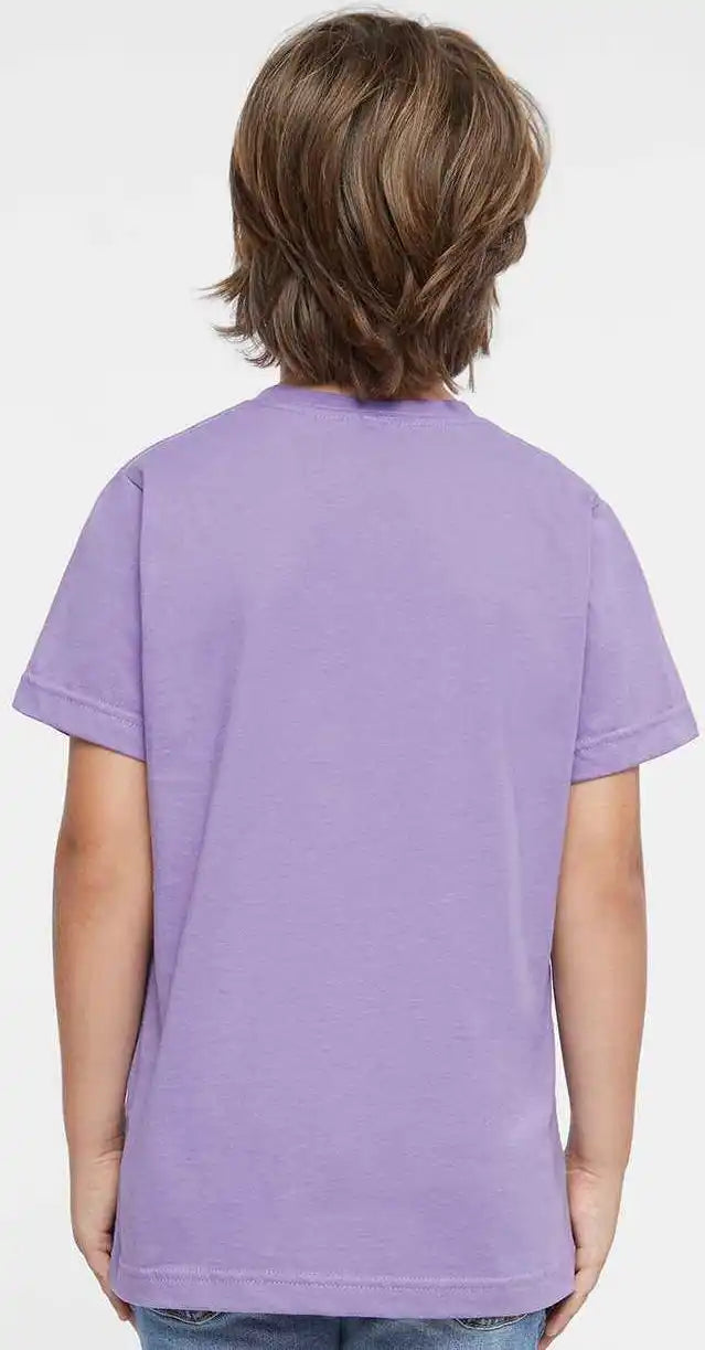 Lat 6101 Youth Fine Jersey Tee Lavender
