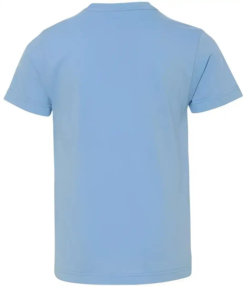 Lat 6101 Youth Fine Jersey Tee Light Blue