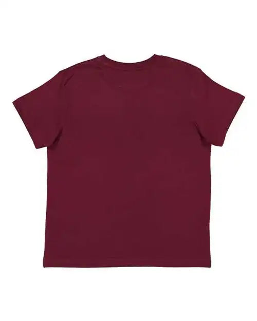 Lat 6101 Youth Fine Jersey Tee - Maroon