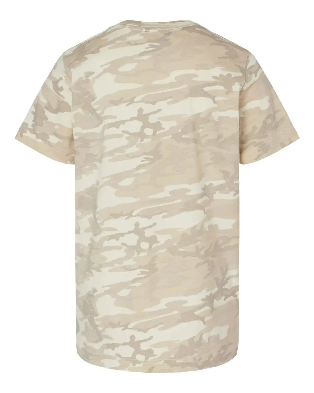 Lat 6101 Youth Fine Jersey Tee - Natural Camo