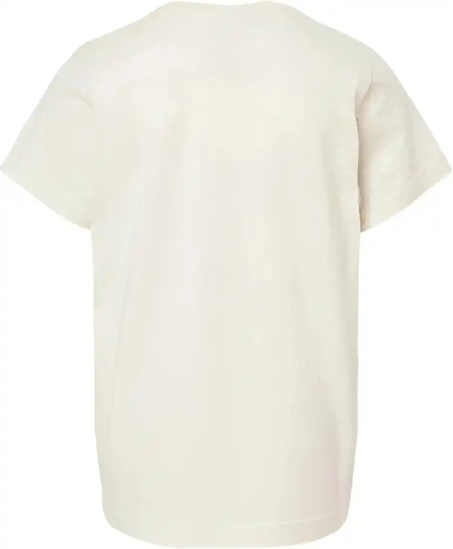 Lat 6101 Youth Fine Jersey Tee Natural Heather