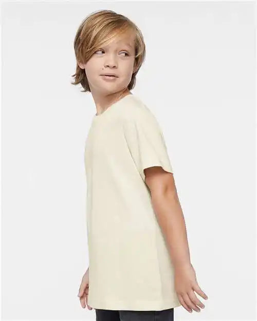 Lat 6101 Youth Fine Jersey Tee - Natural